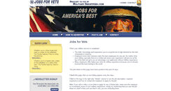 Desktop Screenshot of jobsforvets.com